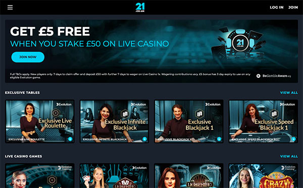21.co.uk Casino